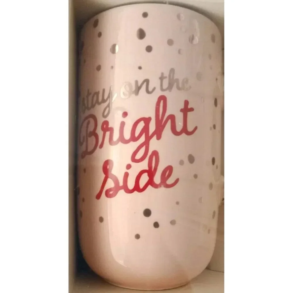 Jumbo Mug Modern Expressions Coffee Tea 20.6 oz Gift Stay On The Bright Side New